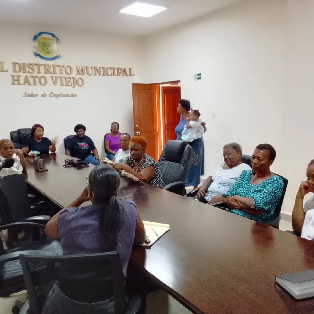 Junta Municipal de Hato Viejo coordina acciones de ornato para el embellecimiento del distrito